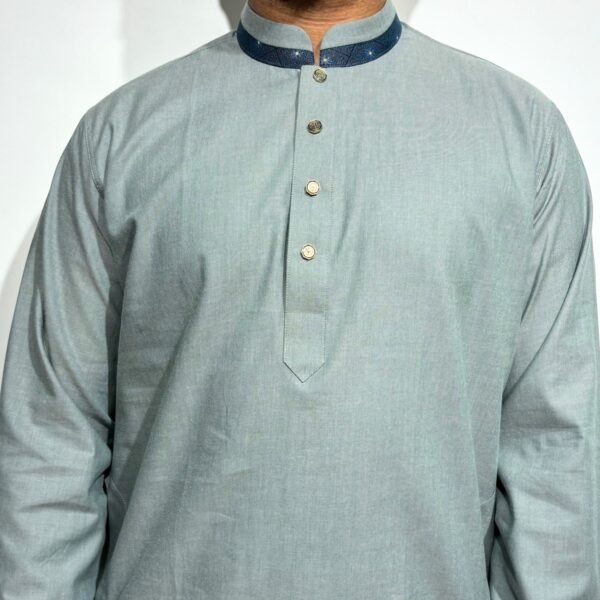 Men’s Premium Panjabi – Sky Blue