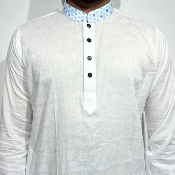 Classic Regular Fit Panjabi – White