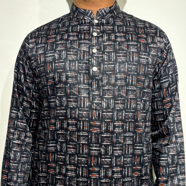 Printed Regular Fit Panjabi