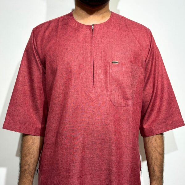 Men’s Premium Tobe – Dark Pink With Chain
