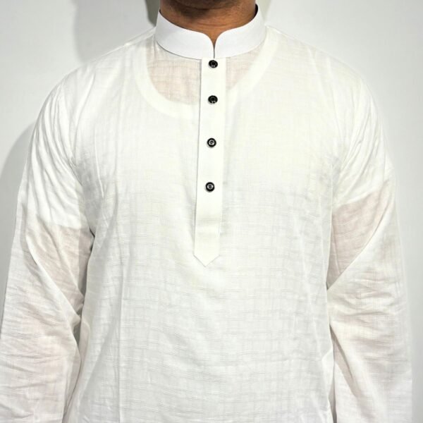 Classic Regular Fit Panjabi – White